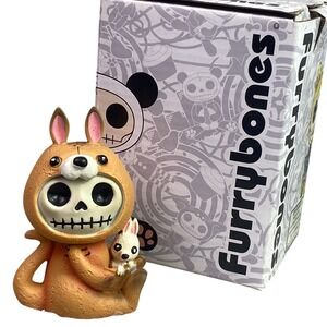 Furrybones Figurine Kangaroo Baby Skeleton Collectible NIB